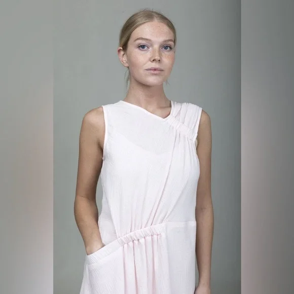 Rachel Comey Slice Dress in Peach. NWT